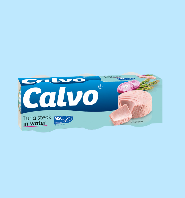 Calvo's premium tuna products