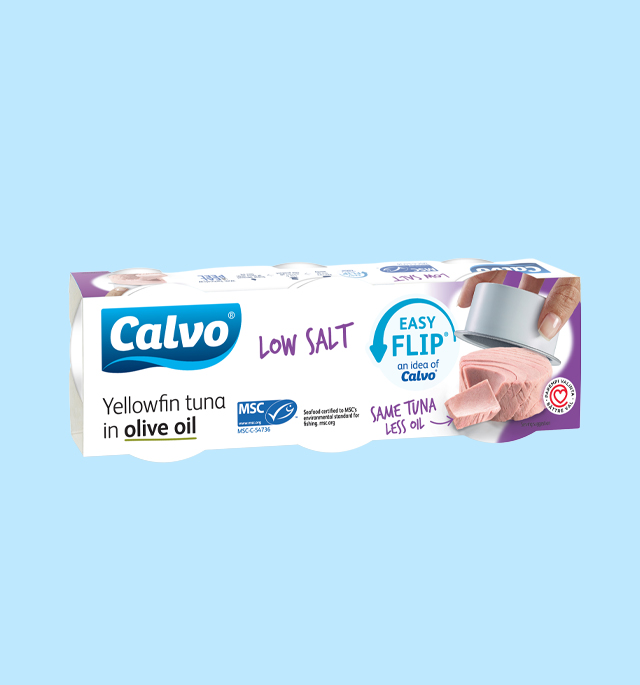 Calvo's premium tuna products