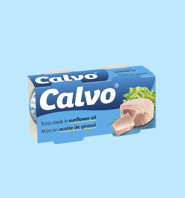 Calvo's premium tuna products