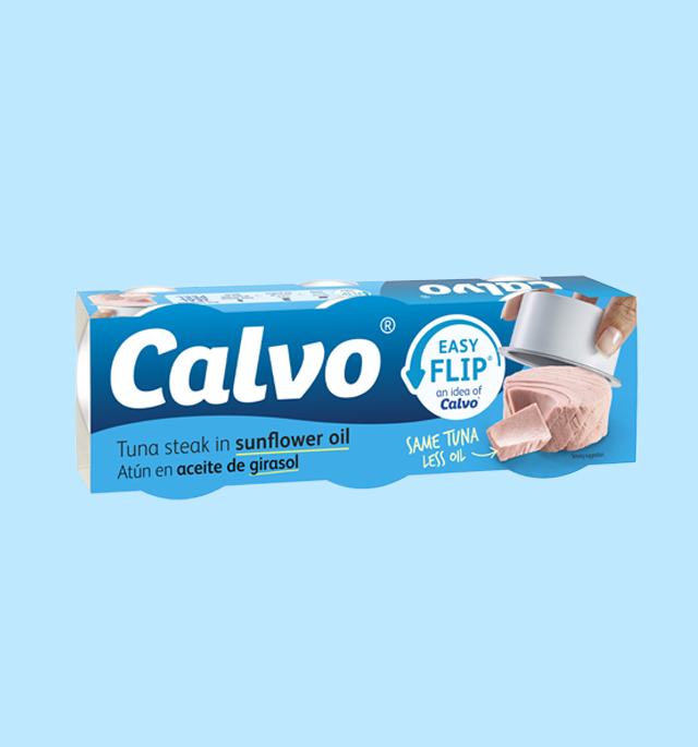 Calvo's premium tuna products