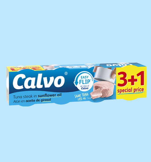 Calvo's premium tuna products