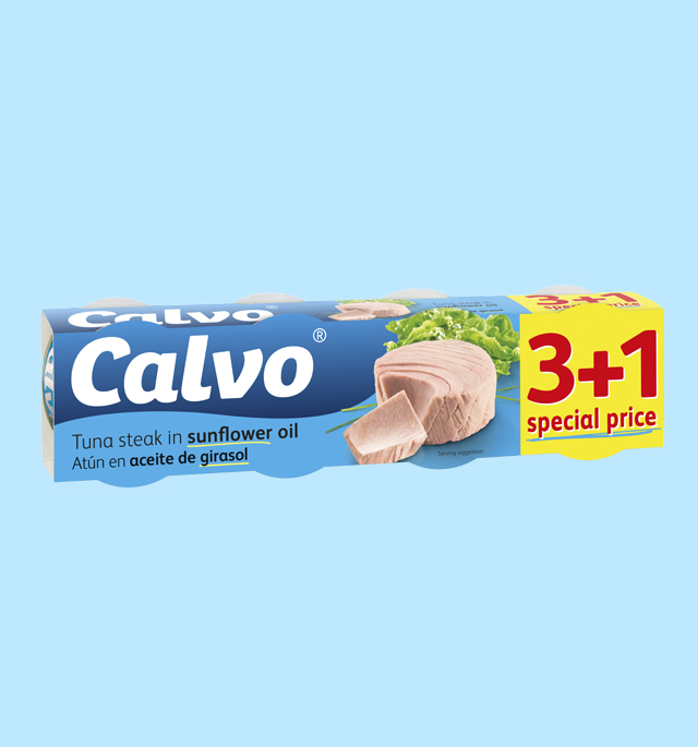 Calvo's premium tuna products