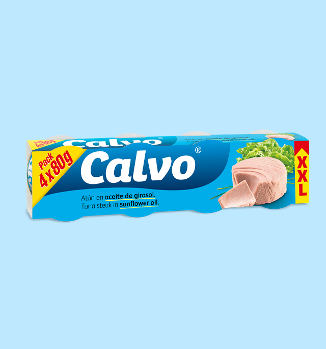 Calvo's premium tuna products