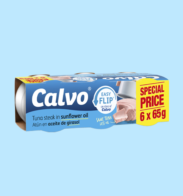 Calvo's premium tuna products