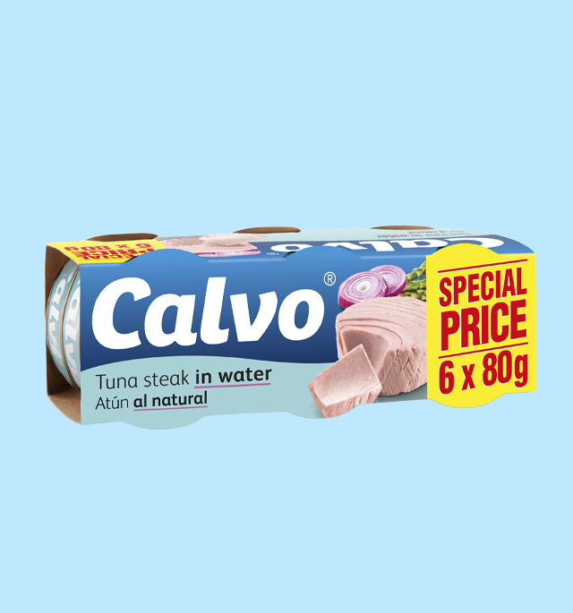 Calvo's premium tuna products