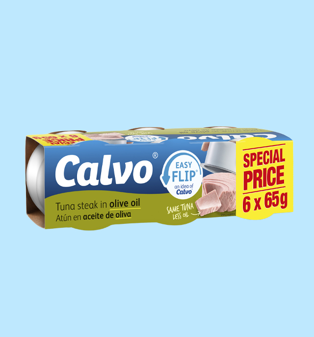 Calvo's premium tuna products