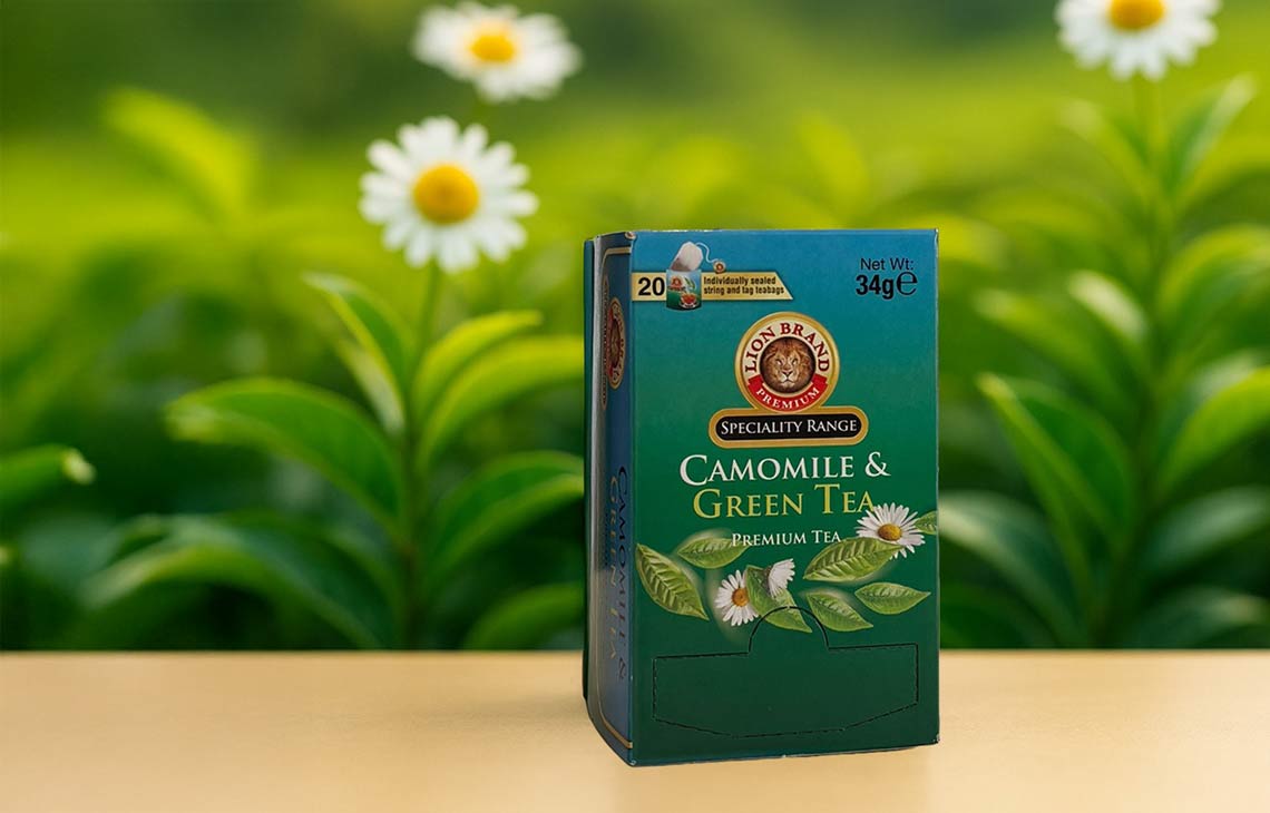 Lion Brand Premium Tea Camomile & Green Tea